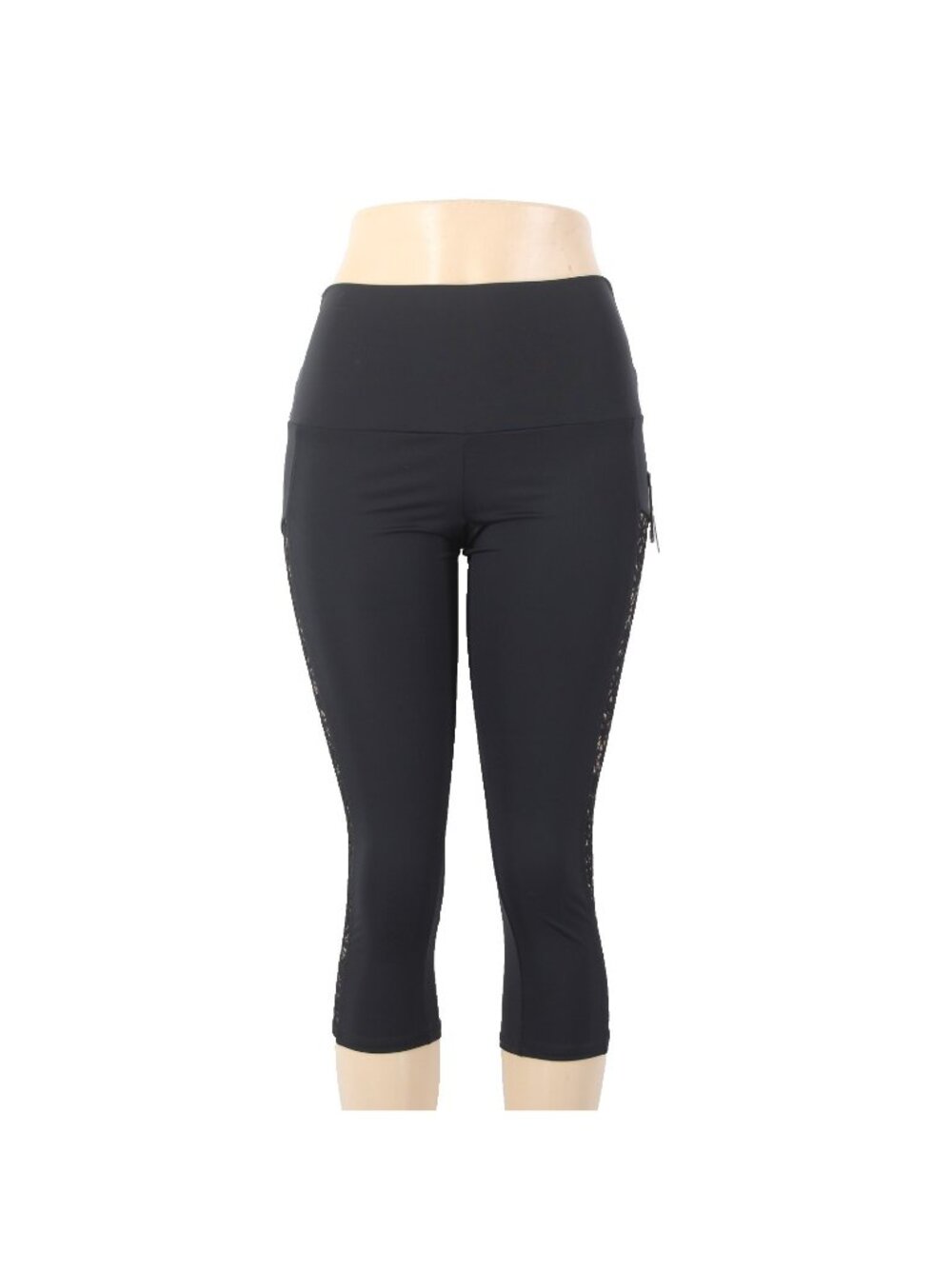 Onzie AW Pant $69 Stunner Sz S/M x 20 Black Side Lace 100% Poly AW Pant